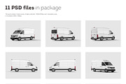 Cargo Van Mockup Set, a Product Mockup by WebAndCat (Thumbnail 2 of 12)