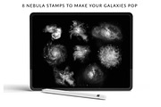 Galaxy Creator Kit for Procreate, a Brush Add-On by theinkaffair (Thumbnail 4 of 9)