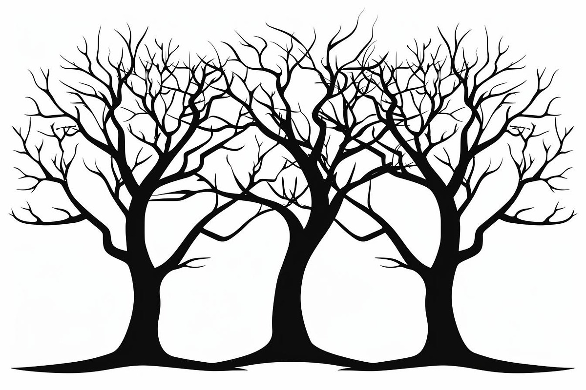 Nature Tree Silhouette Bundle, an Illustration by hafijul (Photo 5 of 9)