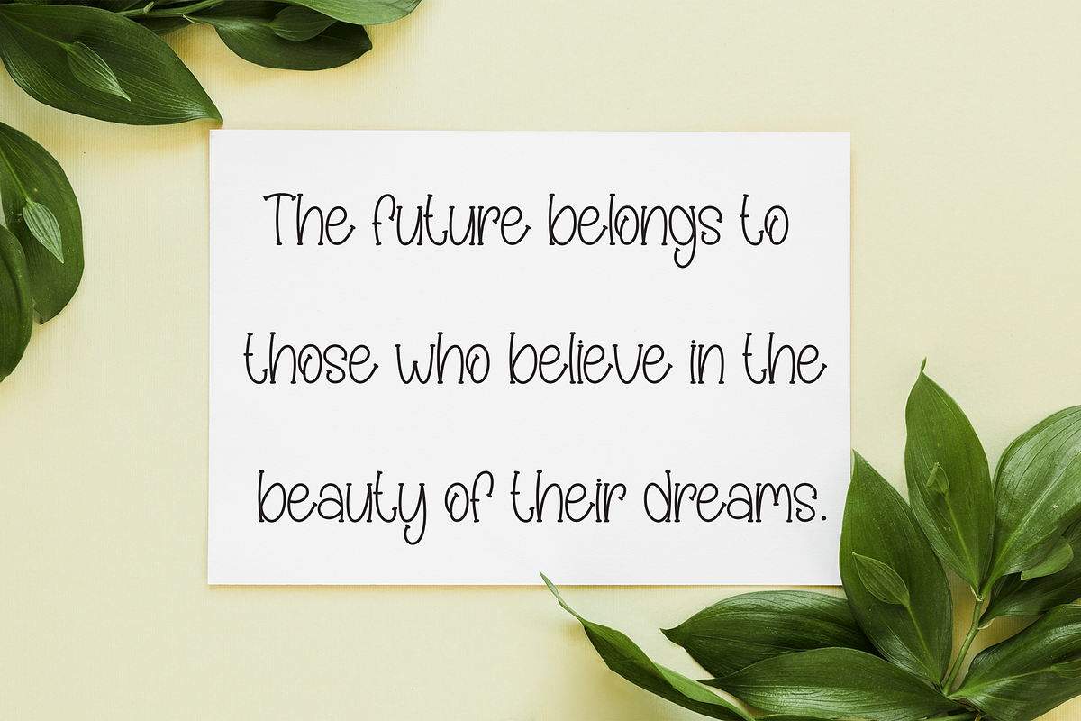 Happy Sunmory | Script Font, a Script Font by Scratchones (Photo 2 of 8)