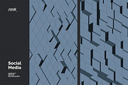 Social Media Vector Backgrounds V 04, a Background Graphic by dvtchk (Thumbnail 2 of 9)