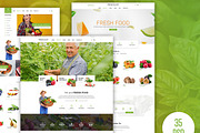 FreshFood – OrganicFood PSD Template, a Websites & App Template by EngoCreative.com (Thumbnail 2 of 5)