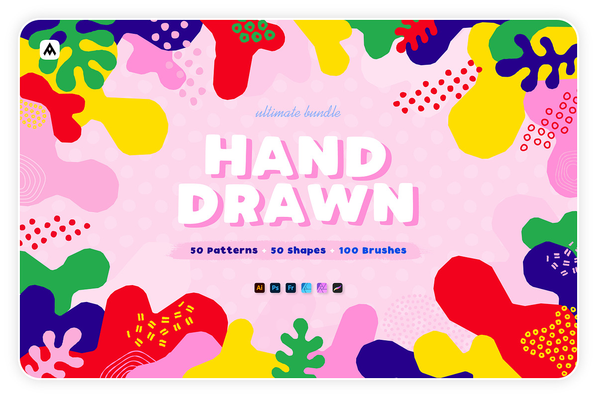 Hand-Drawn Patterns, Shapes, Brushes, a Pattern Graphic by Samolevsky (Photo 1 of 23)