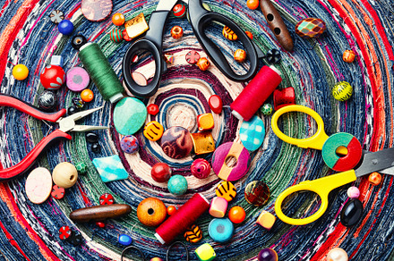 Various multicolored beads., a Beauty & Fashion Photo by MLunov MLunov