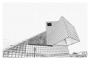 Architecture Sketch Photoshop Effect