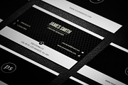 Black & White Minimal Business Card3, a Business Card Template by PSD Storm (Thumbnail 6 of 6)