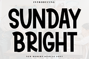 Sunday Bright, a Script Font by FreshTypeINK (Thumbnail 1 of 8)