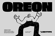 Oreon - Bold Font, a Sans Serif Font by limitype (Thumbnail 1 of 15)