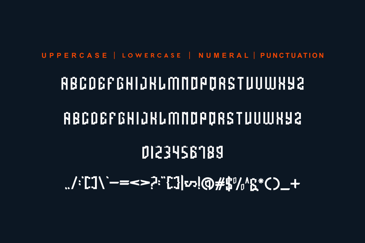 Gomen Demon - Game & Pixel Font, a Sans Serif Font by QR Design Studio (Photo 5 of 7)
