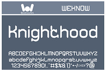 Knighthood font