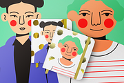 Women. Vector and raster graphics., a Person Illustration by Oliana Moroz (Thumbnail 3 of 19)