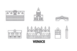 Italy, Venice Line Travel Skyline