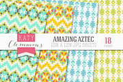 Amazing Aztec paper pack, a Pattern Graphic by Katy Clemmans (Thumbnail 3 of 5)