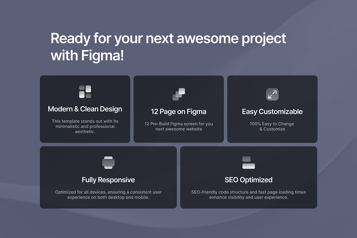 Digital Agency Website UI KIT Figma preview 2