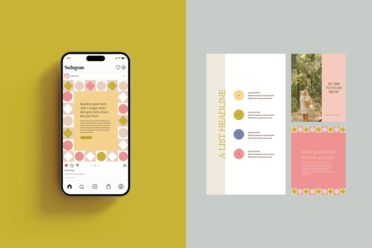 Cottage Core: Instagram Bundle preview 3