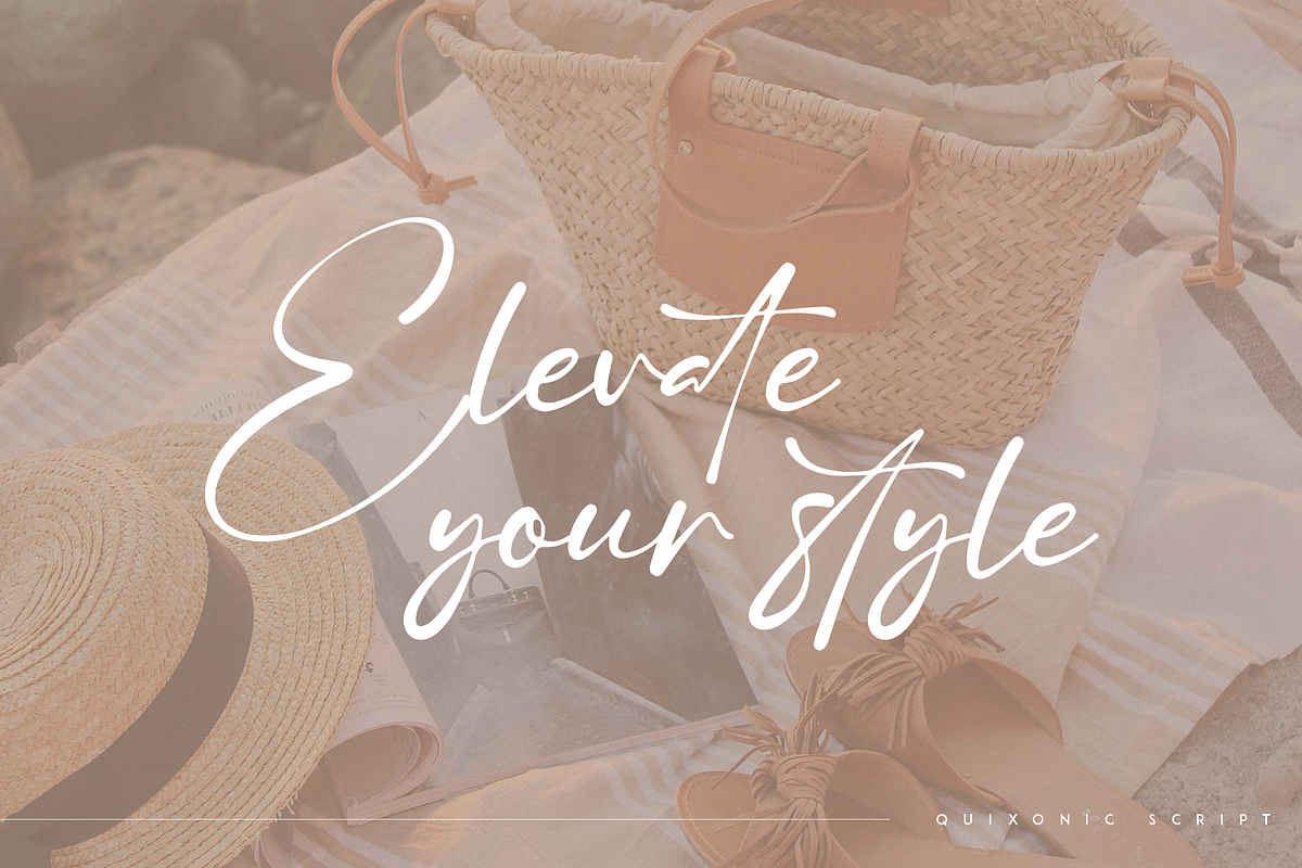 Quixotic - handmade script font, a Script Font by Only Fonts (Photo 6 of 10)