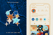 Twilight glitter. 3d vector stars, an Object Graphic by My.Ordinarty (Thumbnail 2 of 7)