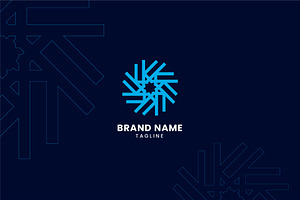 Monogram Letter K Circle Logo, a Branding & Logo Template by okkydianpra
