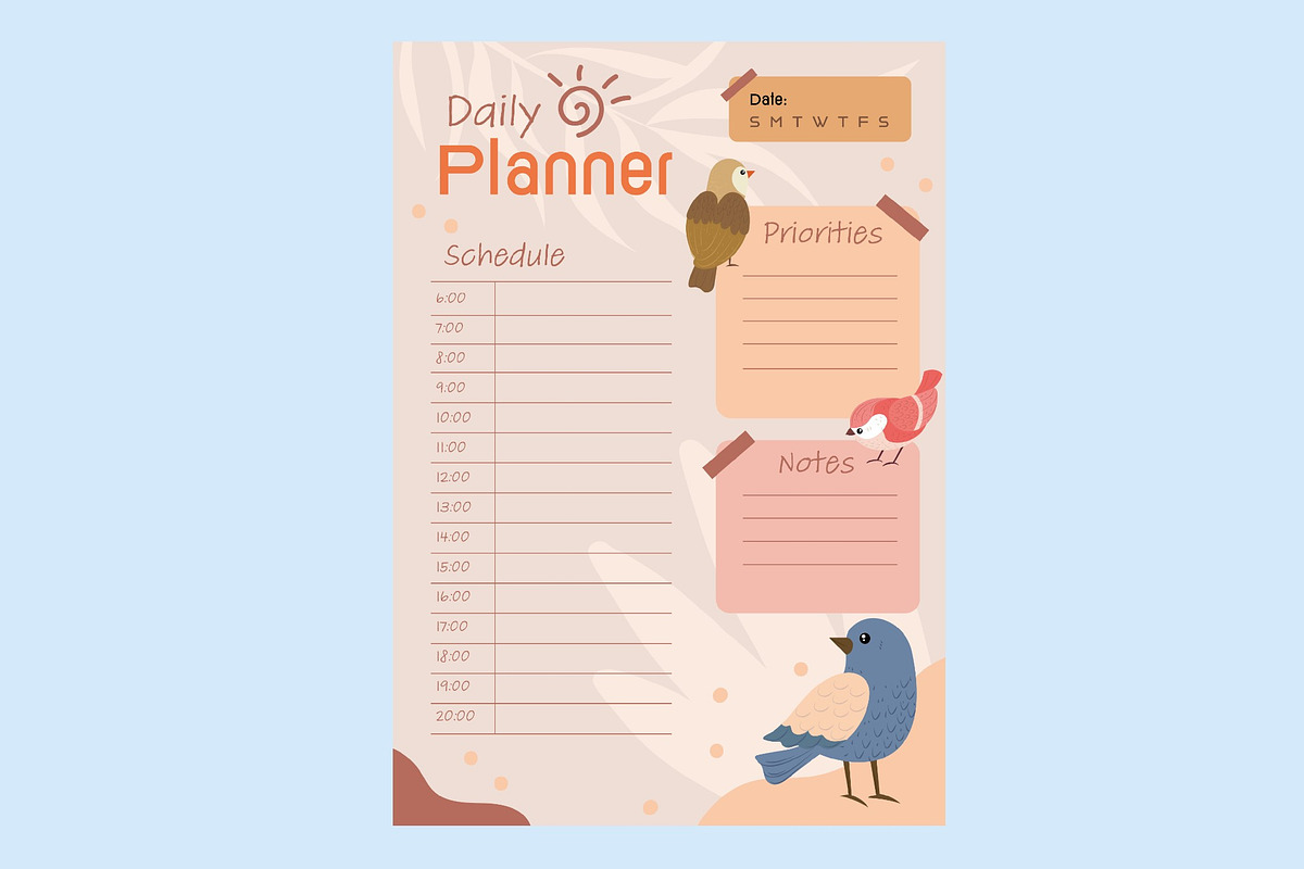 Daily Planner Weekly Organizer, a Templates & Theme by studiogstock (Photo 3 of 3)