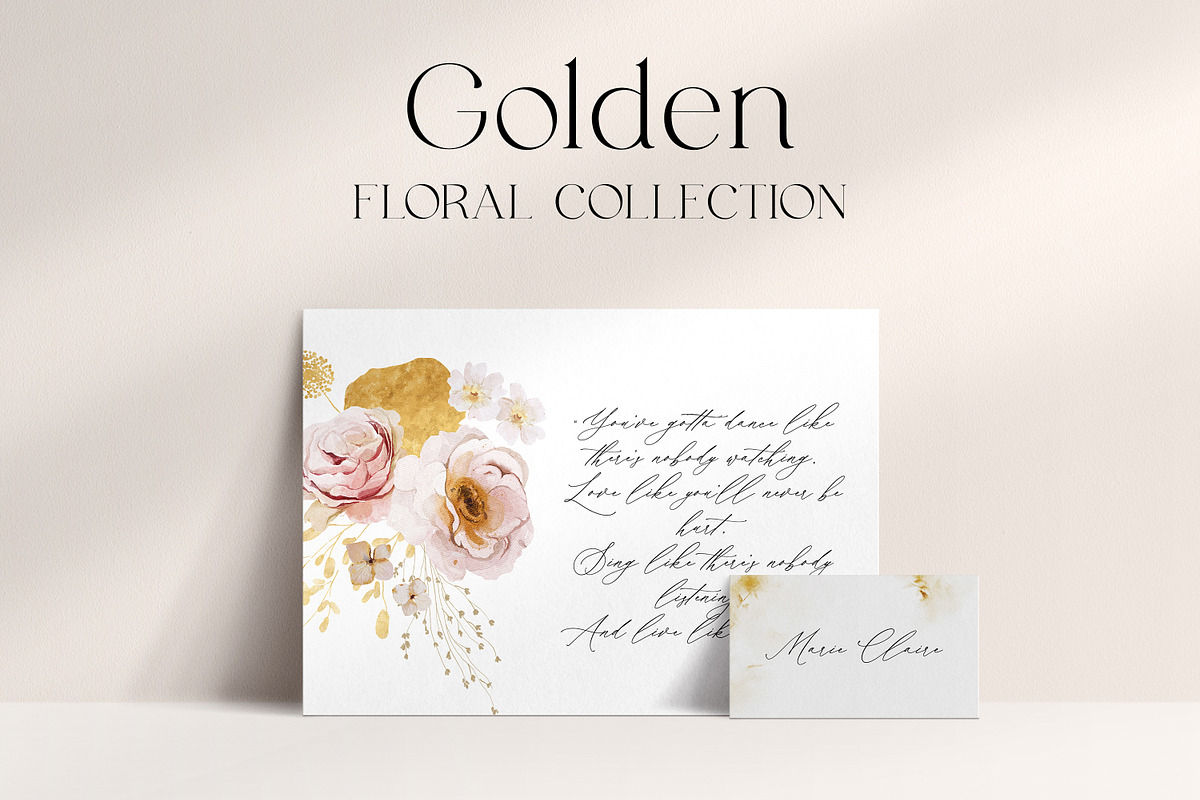 Golden -Blush & Dusty Rose, an Illustration by Isabelle Salem (Photo 5 of 13)