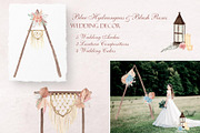Blue Hydrangea & Blush Rose Wedding, a Decorative Illustration by Catch the Dream Art (Thumbnail 9 of 14)