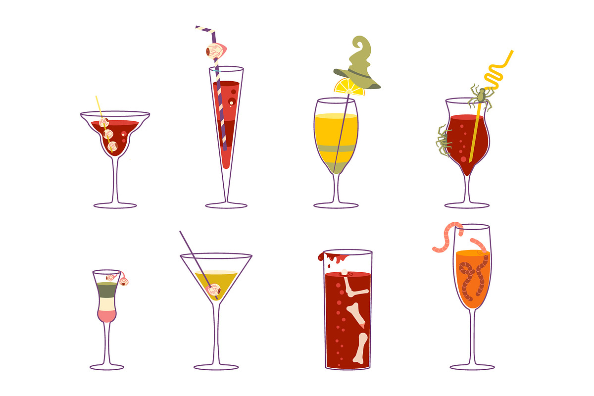 Zombie hands with bloody cocktails, a Graphic by Lucky Shop (Photo 4 of 5)