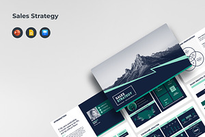 Sales Strategy Presentation Template, a Presentation Template by JetzTemplates