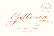 Gathering Calligraphy Wedding Script, a Script Font by Mila Garret (Thumbnail 16 of 17)