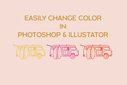 Hawaiian Graphic clipart bundle, a Person Illustration by Lisa Mill (Thumbnail 4 of 9)