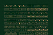 Gold foil, linear design elements, a Graphic by venimo (Thumbnail 9 of 9)