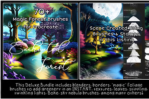 Enchanted Forest Digital Brush Kit
