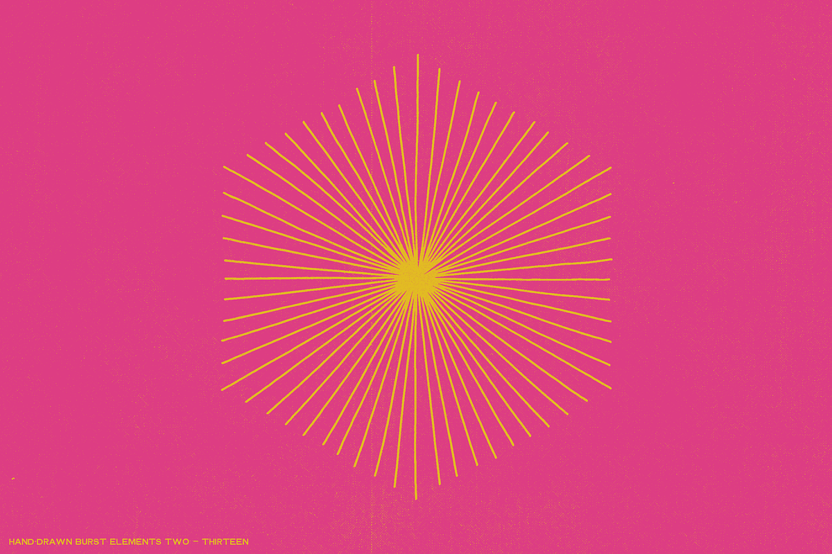 36 hand-drawn burst elements, an Object Graphic by The Shop (Photo 9 of 25)