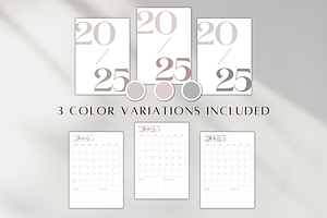 2025 Printable Calendar Template