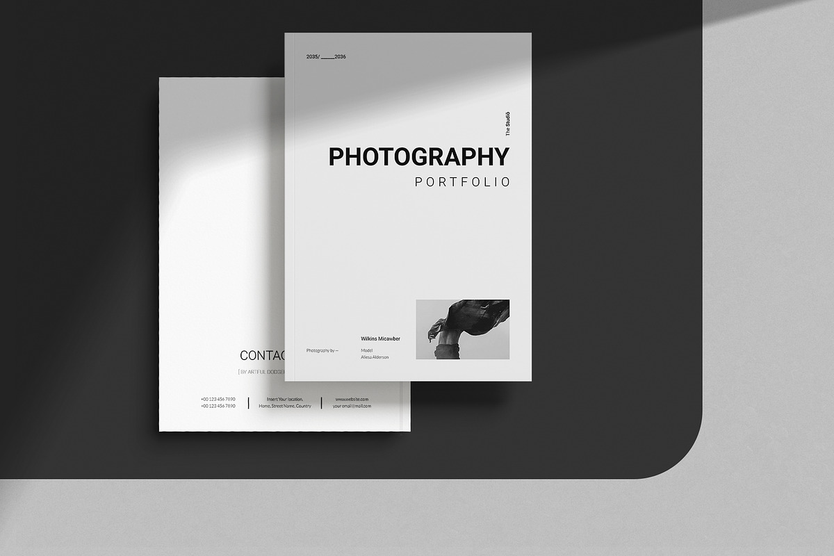 Photography Portfolio Template, a Brochure Template by DesignCrest (Photo 13 of 17)