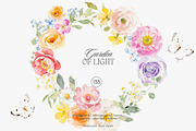 watercolor spring blossoms huge set, a Decorative Illustration by Patishop Art (Thumbnail 14 of 20)