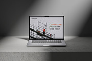 Laptop mockup, a Mac Mockup by Pexelcorner (Thumbnail 2 of 5)