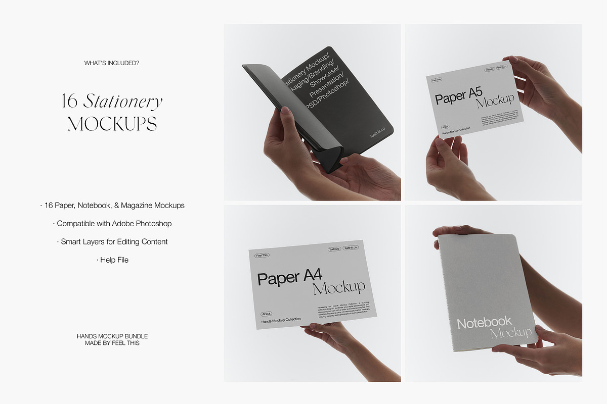 Device & Branding Mockup Bundle, an iPhone Mockup by Feel This (Photo 3 of 25)