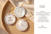 Ornament Mockup Set of 3, a Household Mockup by EmpaviMockups (Thumbnail 5 of 5)