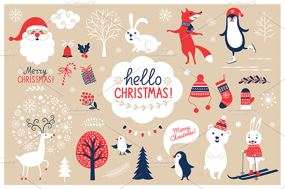 Christmas Characters Set