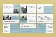 White Creative Company Google Slide, a Presentation Template by graphicook (Thumbnail 2 of 4)