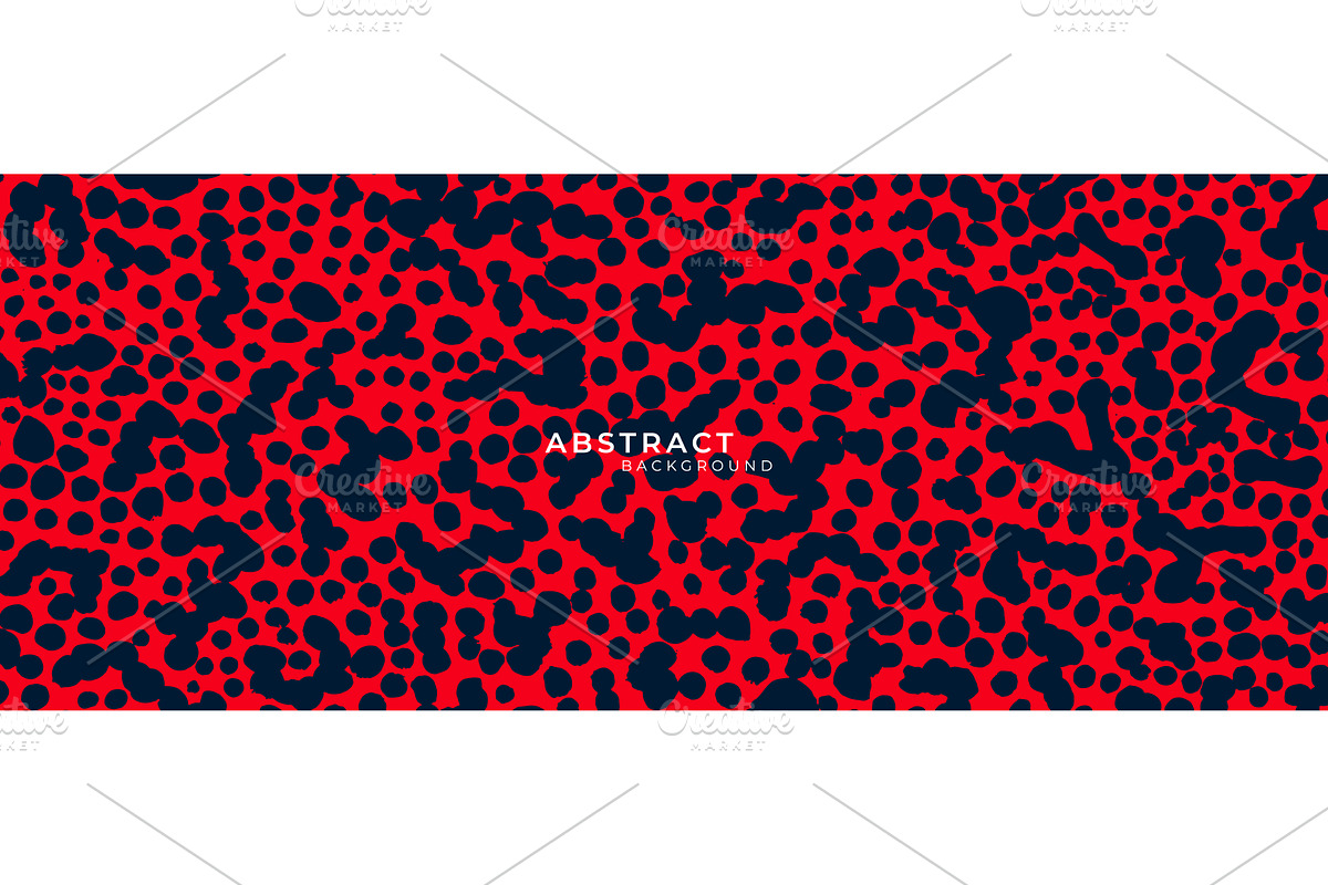 Abstract red hand drawn brush, an Illustration by Mila Di Art