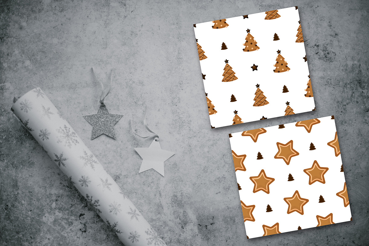 Christmas Cookies & Lettering, a Background Graphic by NKTN graphics (Photo 12 of 13)
