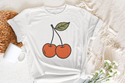 Trendy Cherry Retro Aesthetic, an Illustration by SharpMarketplace (Thumbnail 7 of 9)