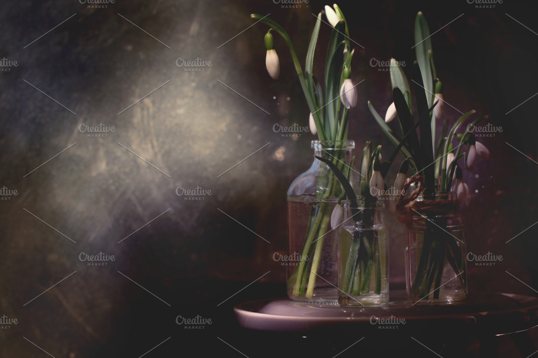 Snowdrops featuring flower, flowers, and still life