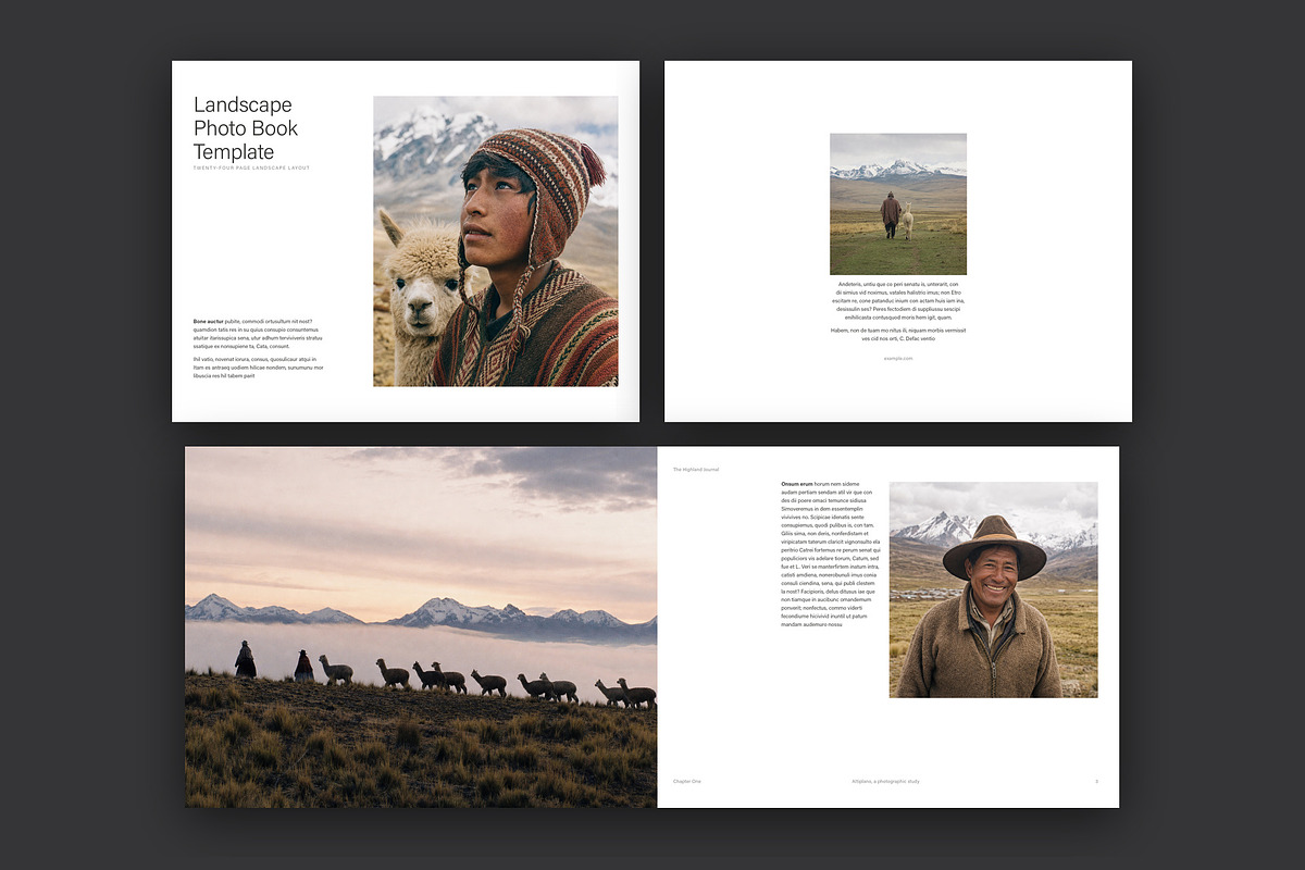 Landscape Photo Book Template, a Brochure Template by BrandPacks (Photo 2 of 8)