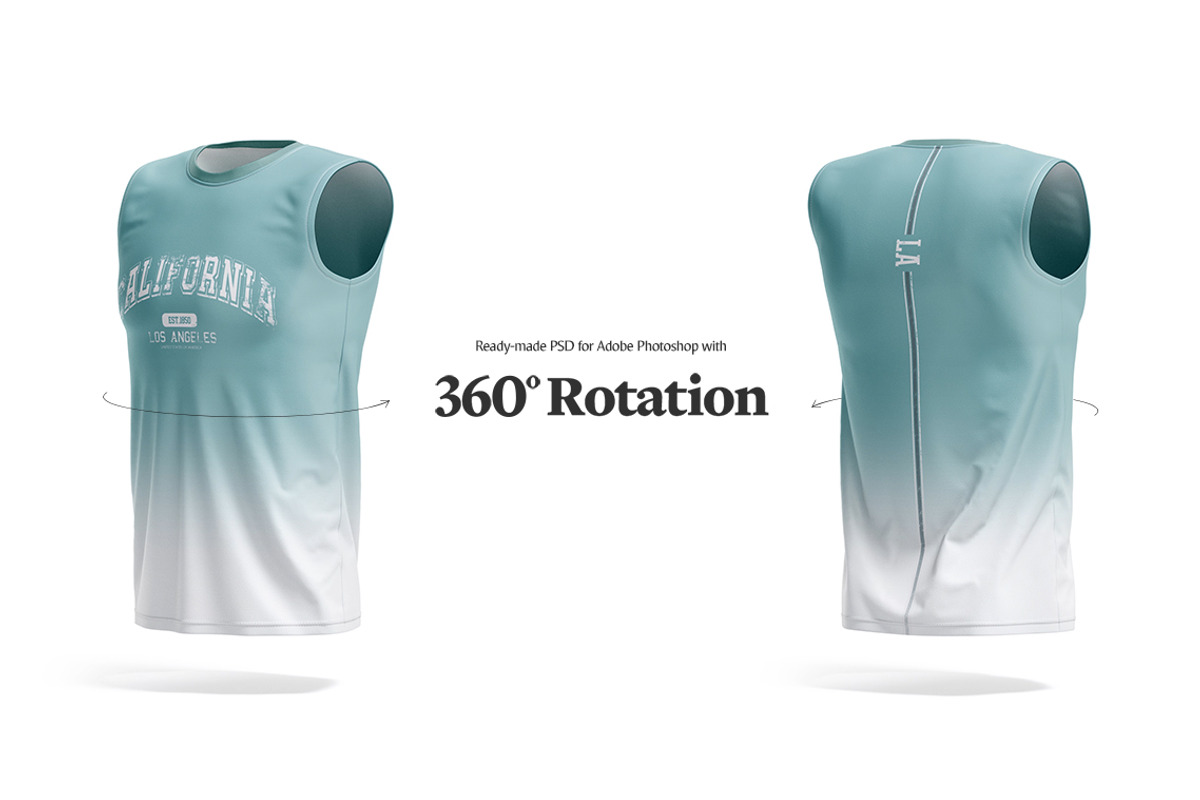 Sleeveless Shirt Animated Mockup, a Shirt Mockup by rebrandy (Photo 3 of 11)