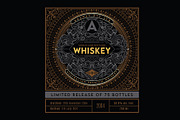 Vintage Whiskey Label Logo, a Branding & Logo Template by Shwet Art (Thumbnail 2 of 4)