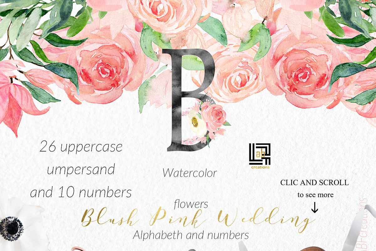 Blush pink bougainvillea flowers, an Illustration by LABFcreations (Photo 7 of 16)