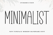 Minimalist, a Handwritten Font by InermediaSTUDIO (Thumbnail 1 of 8)