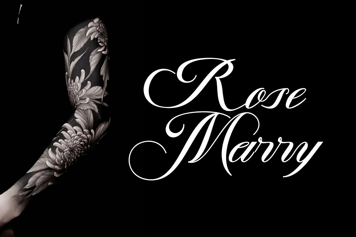 Ningrat | Script Tatoo Font, a Script Font by WhymoreArt (Photo 4 of 8)